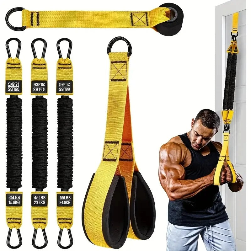 FlexPro Resistance Belt – Home Fitness & Training Assistant