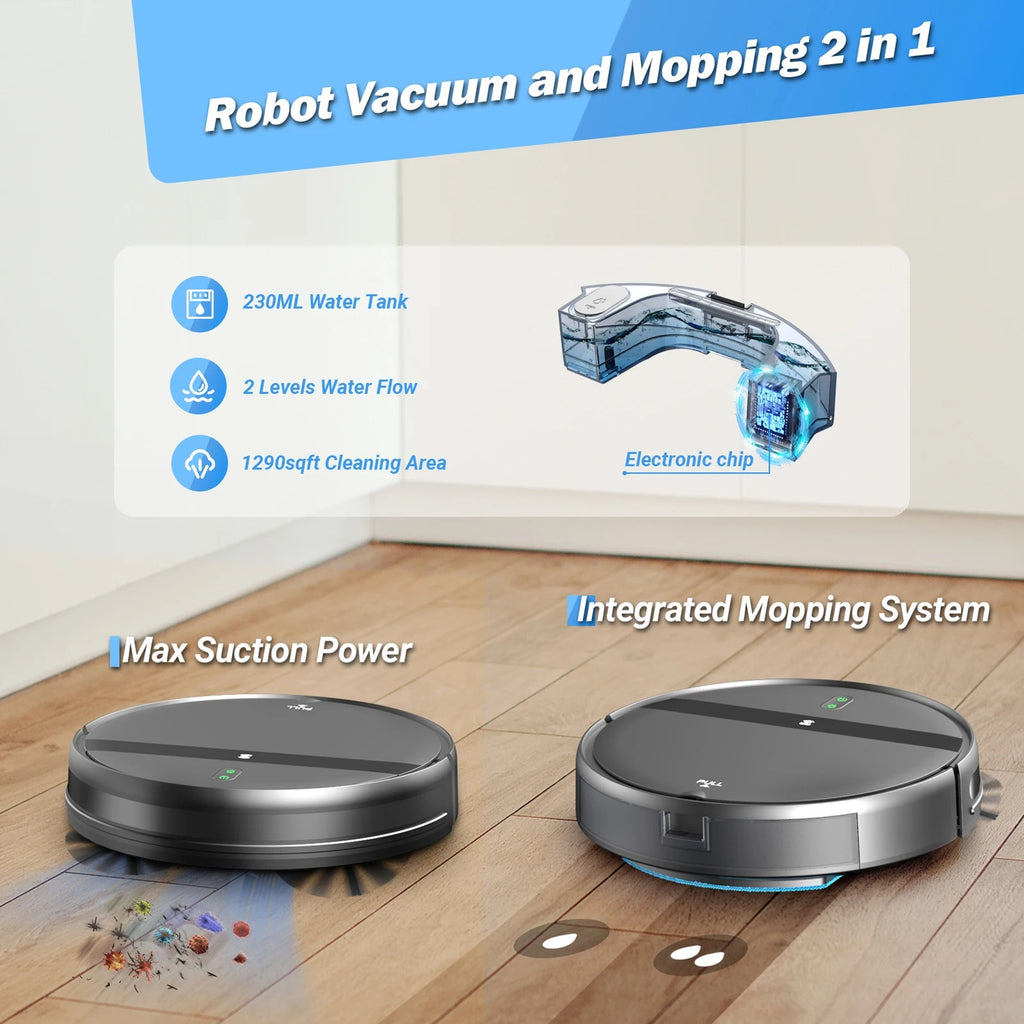 Saerke G20 Smart Robot Vacuum – 3-in-1 Sweep, Mop & Suction