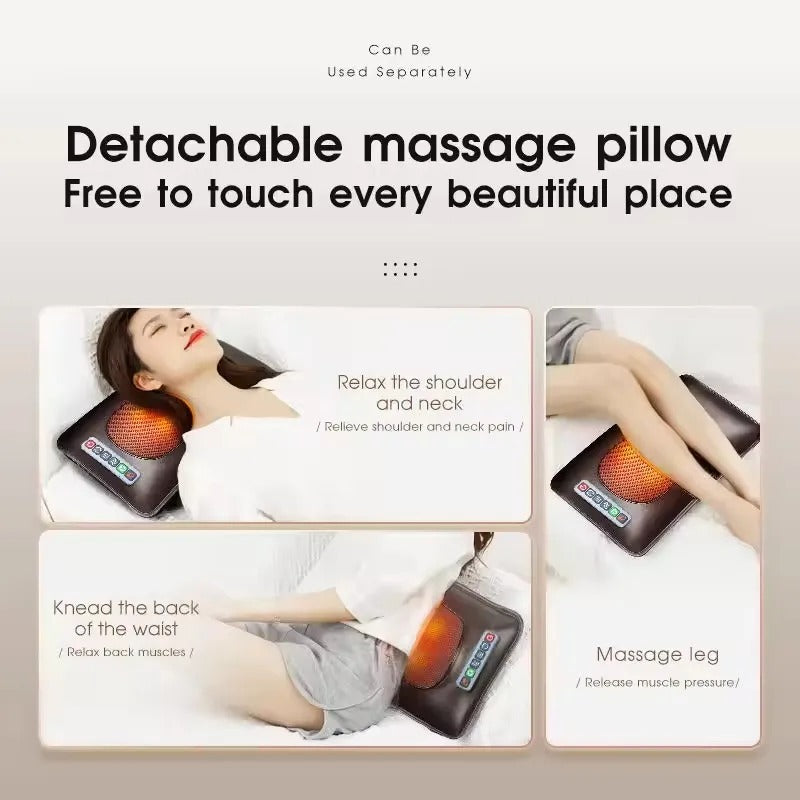 Full Body Heating Massage Mat – Stress Relief Cushion