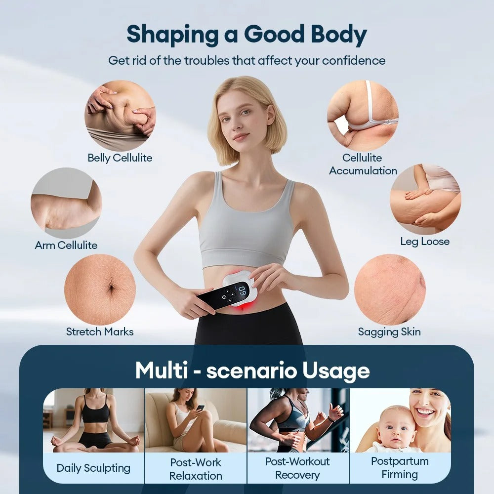 Electric Abdomen Massage EMS Body Sculpting Massager – Full Body Slimming & Toning Device