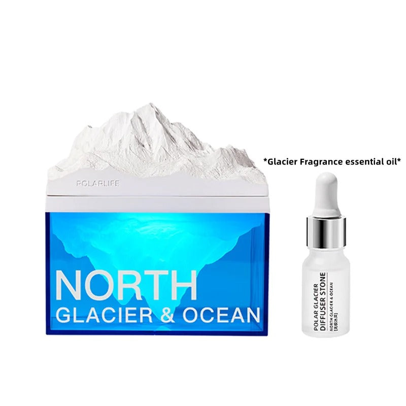 Polar Glacier Night Light With Wireless Speaker Audio Speaker Music Speaker Sleeping Atmosphere Light Fragrance Aroma Diffuser