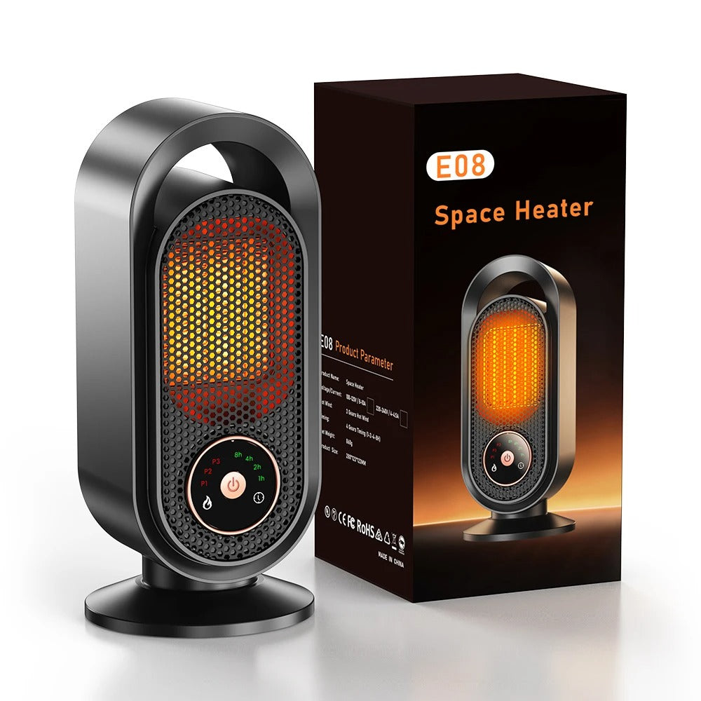 1500W Electric Heater Portable Desktop heater small household Heater cooling and heating PTC quick heating With Remote Control